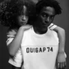 Ouigap T-shirt με λογότυπο, βαριάς ποιότητας, κοντό μήκος
