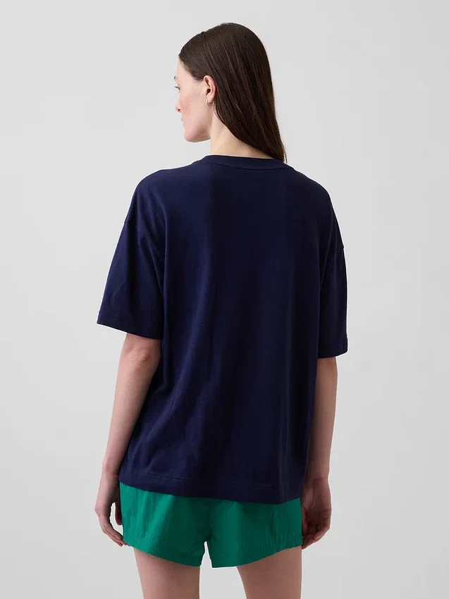 Oversized T-shirt με λογότυπο Brannan Bear
