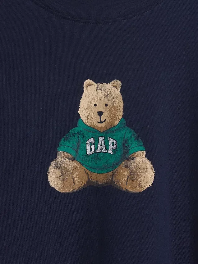 Oversized T-shirt με λογότυπο Brannan Bear