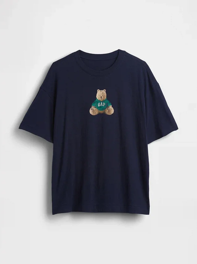 Oversized T-shirt με λογότυπο Brannan Bear
