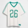Oversized T-shirt με λογότυπο Varsity
