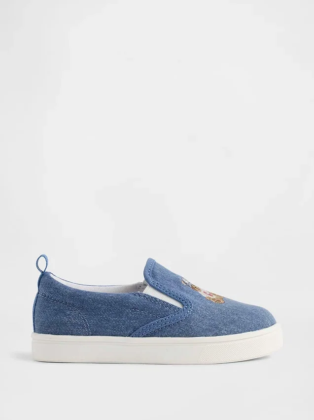 Παιδικά παπούτσια τύπου slip-on Brannan Bear από τζιν