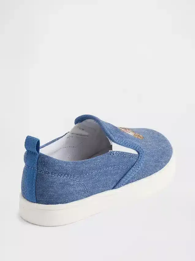 Παιδικά παπούτσια τύπου slip-on Brannan Bear από τζιν