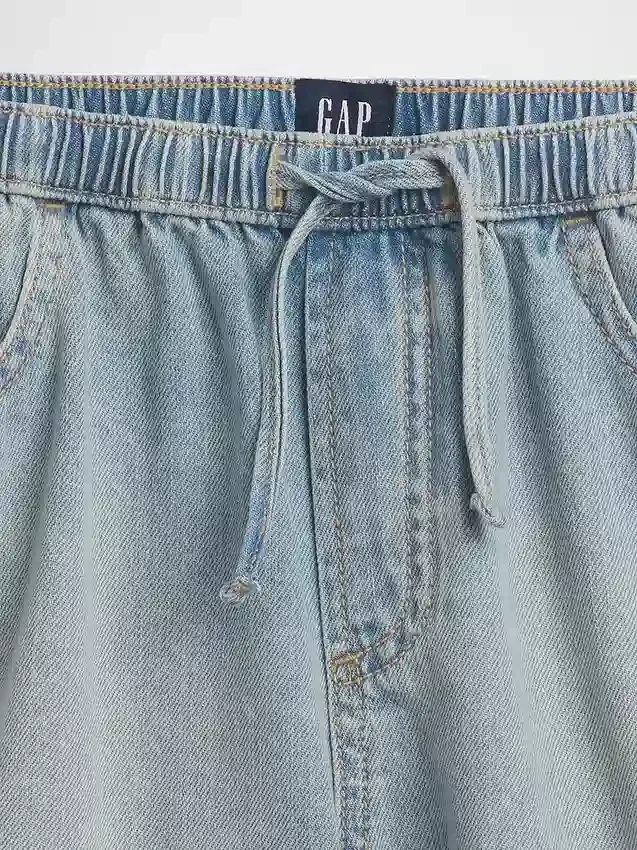 Παιδικά σορτς από τζιν με ψηλή μέση