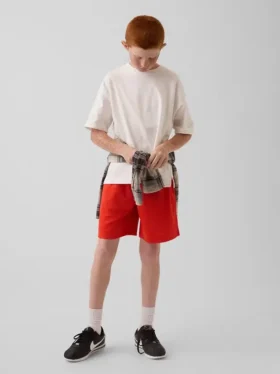 Παιδικά σορτς GapFit 6" από ανακυκλωμένο πλέγμα