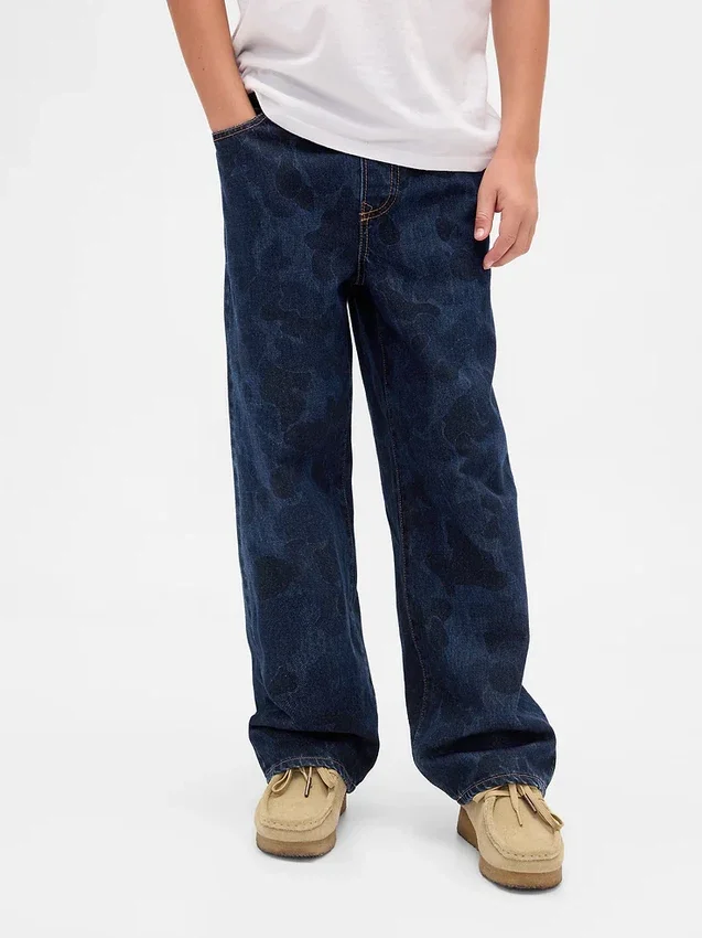 Παιδικά τζιν Easy Baggy σε καμουφλάζ