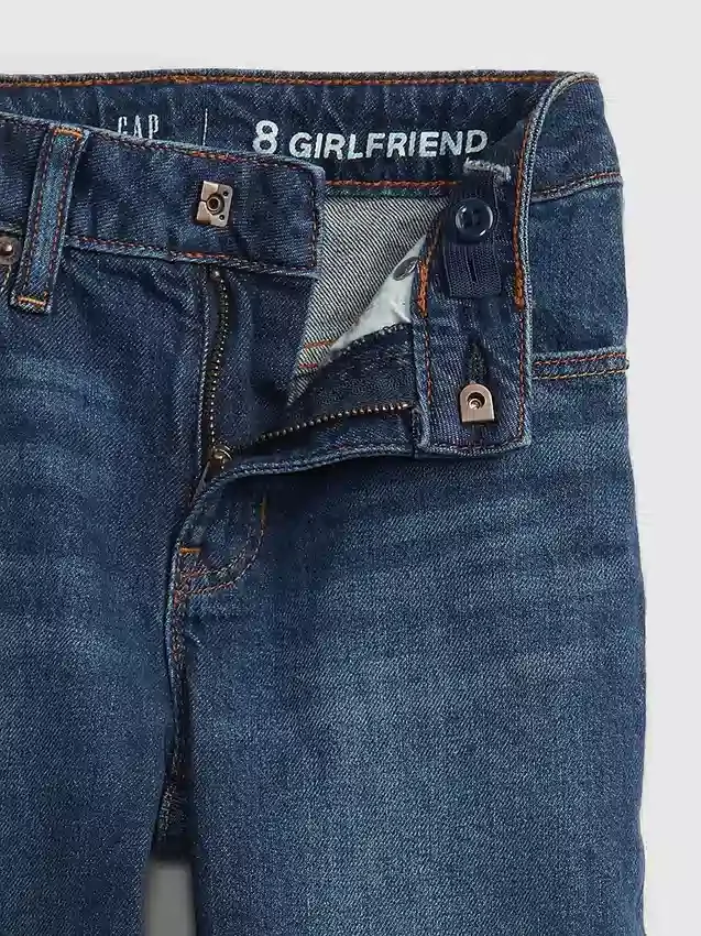 Παιδικά τζιν «Girlfriend» μεσαίου ύψους