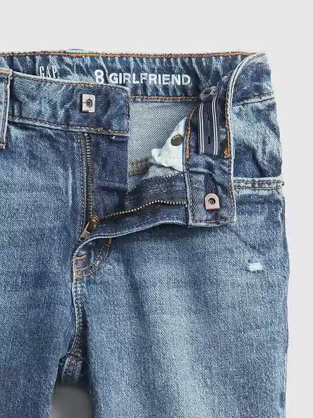 Παιδικά τζιν «Girlfriend» μεσαίου ύψους