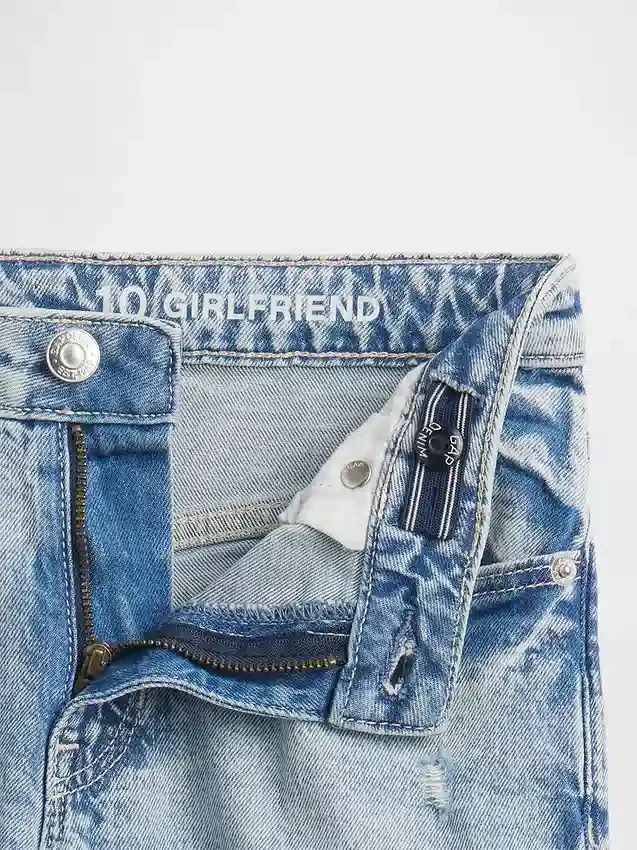 Παιδικά τζιν «Girlfriend» μεσαίου ύψους