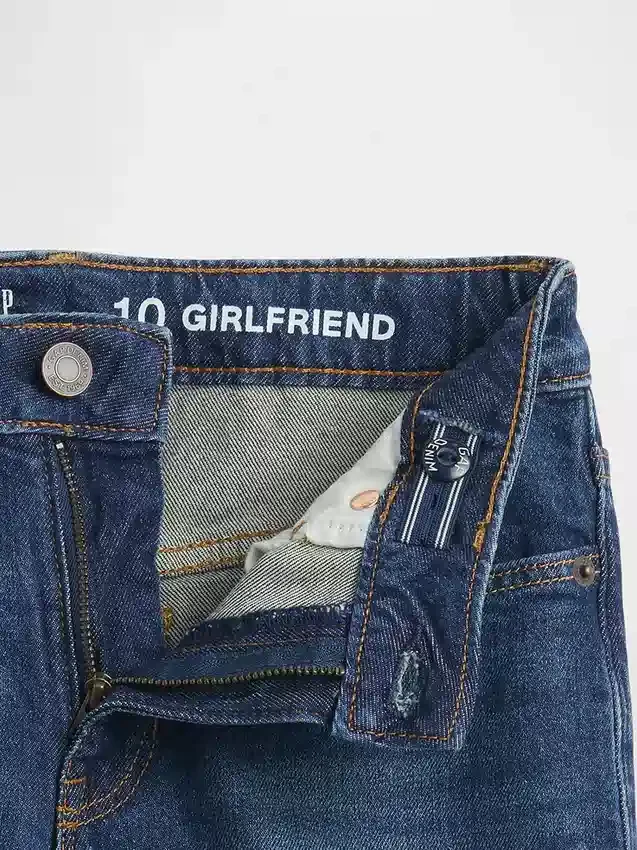 Παιδικά τζιν «Girlfriend» μεσαίου ύψους