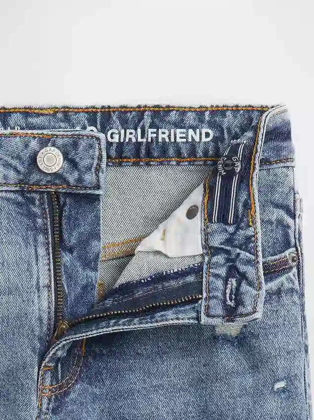 Παιδικά τζιν «Girlfriend» μεσαίου ύψους