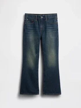 Παιδικά τζιν με χαλαρή γραμμή και στυλ bootcut