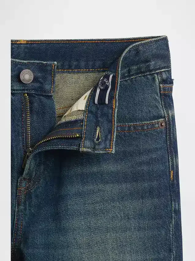 Παιδικά τζιν με χαλαρή γραμμή και στυλ bootcut