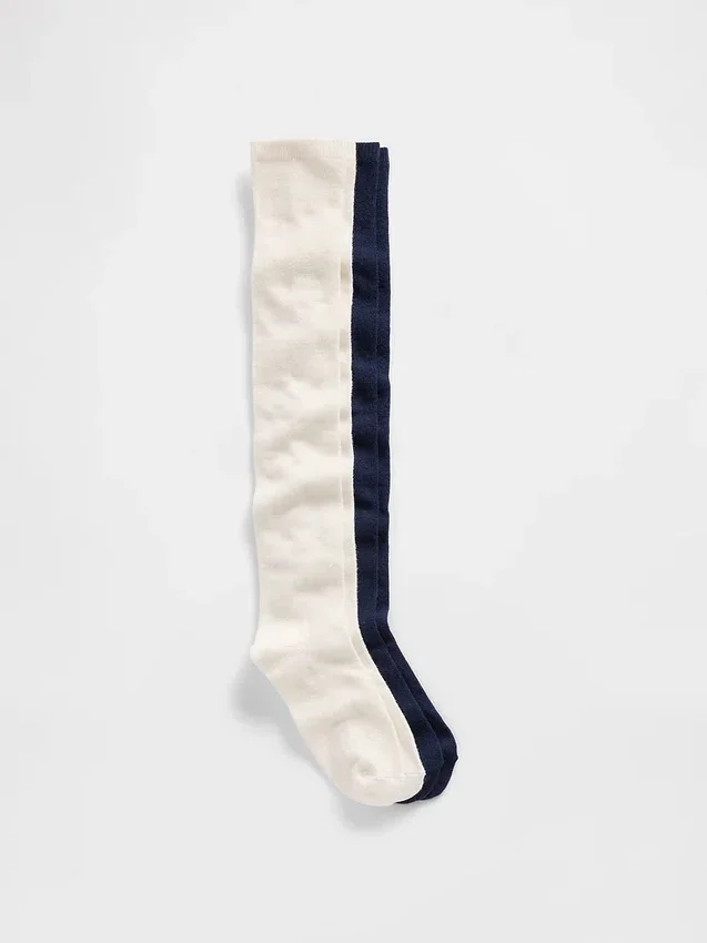 Παιδικές κάλτσες μέχρι το γόνατο (σετ 2 τεμαχίων)