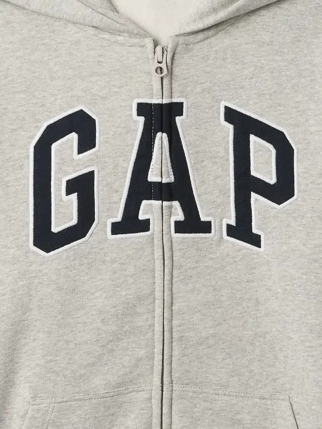Παιδική φούτερ με κουκούλα και φερμουάρ Vintagesoft Logo