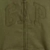 Παιδική φούτερ με κουκούλα και φερμουάρ Vintagesoft Logo