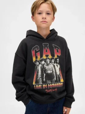 Παιδική φούτερ με κουκούλα και γραφικά «Stranger Things» από Vintagesoft