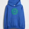 Παιδική φούτερ με κουκούλα Robert Indiana Vintagesoft