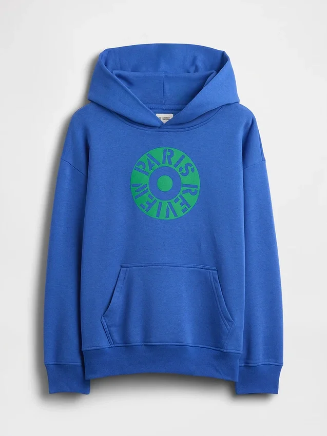 Παιδική φούτερ με κουκούλα Robert Indiana Vintagesoft