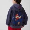 Παιδική φούτερ με κουκούλα Super Mario Vintagesoft χαλαρής εφαρμογής