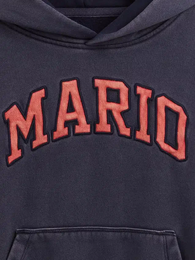 Παιδική φούτερ με κουκούλα Super Mario Vintagesoft χαλαρής εφαρμογής