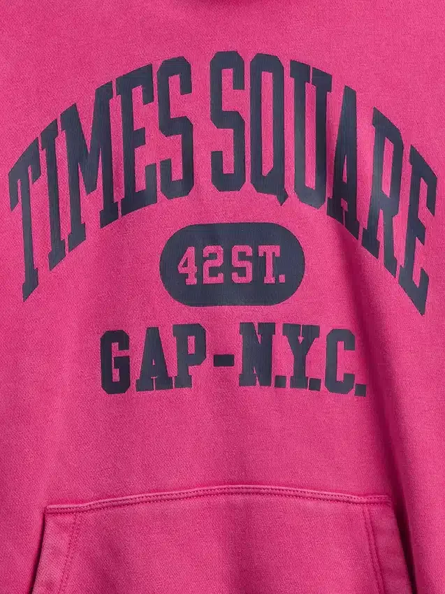 Παιδική φούτερ με κουκούλα Vintagesoft NYC Times Square
