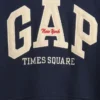 Παιδική φούτερ με κουκούλα Vintagesoft NYC Times Square
