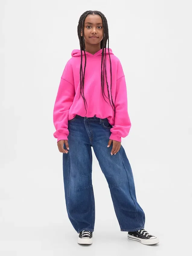 Παιδική φούτερ με κουκούλα Vintagesoft Oversized Bubble