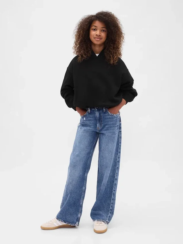 Παιδική φούτερ με κουκούλα Vintagesoft Oversized Bubble
