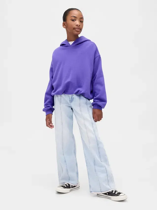 Παιδική φούτερ με κουκούλα Vintagesoft Oversized Bubble