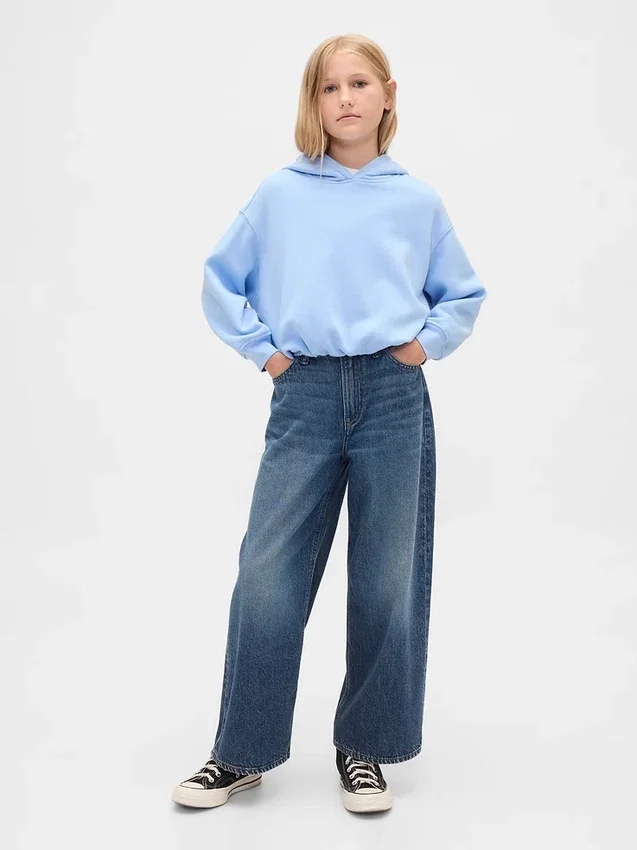 Παιδική φούτερ με κουκούλα Vintagesoft Oversized Bubble