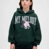 Παιδική φούτερ με κουκούλα Vintagesoft σε oversized μέγεθος με Hello Kitty
