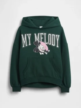 Παιδική φούτερ με κουκούλα Vintagesoft σε oversized μέγεθος με Hello Kitty