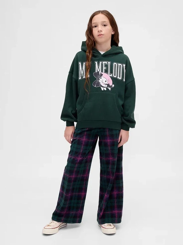 Παιδική φούτερ με κουκούλα Vintagesoft σε oversized μέγεθος με Hello Kitty
