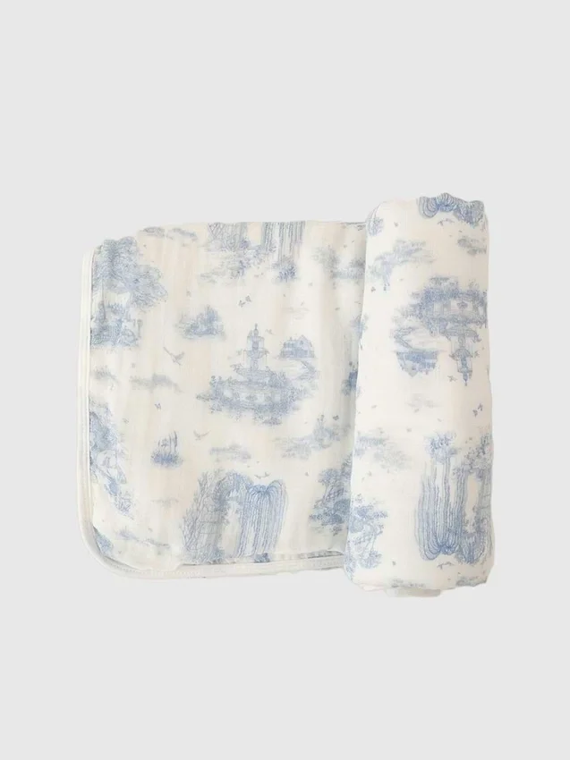 Παιδική κουβέρτα από μπαμπού «Spring Toile» της Gilded Bird