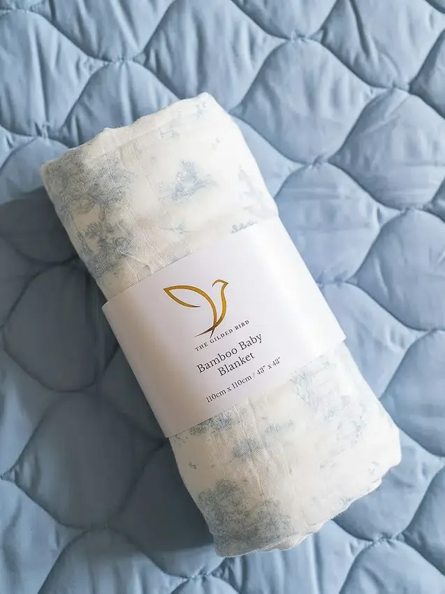 Παιδική κουβέρτα από μπαμπού «Spring Toile» της Gilded Bird
