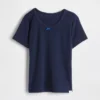 Παιδικό ανακυκλωμένο T-shirt πιτζάμας με πλέξη Pointelle