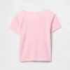 Παιδικό ανακυκλωμένο T-shirt πιτζάμας με πλέξη Pointelle