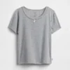 Παιδικό ανακυκλωμένο T-shirt πιτζάμας με πλέξη Pointelle