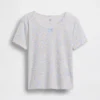 Παιδικό ανακυκλωμένο T-shirt πιτζάμας με πλέξη Pointelle