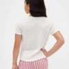 Παιδικό ανακυκλωμένο T-shirt πιτζάμας με πλέξη Pointelle