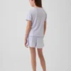 Παιδικό ανακυκλωμένο T-shirt πιτζάμας με πλέξη Pointelle