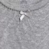 Παιδικό ανακυκλωμένο T-shirt πιτζάμας με πλέξη Pointelle