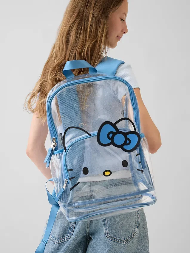 Παιδικό διαφανές σακίδιο Hello Kitty