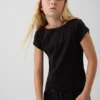 Παιδικό εφαρμοστό T-shirt με κοντά μανίκια