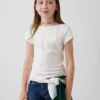 Παιδικό εφαρμοστό T-shirt με κοντά μανίκια