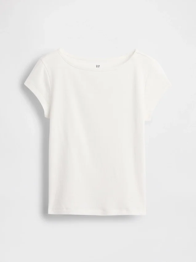 Παιδικό εφαρμοστό T-shirt με κοντά μανίκια