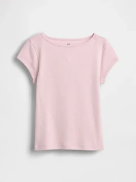Παιδικό εφαρμοστό T-shirt με κοντά μανίκια