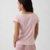 Παιδικό εφαρμοστό T-shirt με κοντά μανίκια
