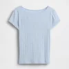 Παιδικό εφαρμοστό T-shirt με πλέξη Pointelle